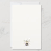 Cute Pastel Honey Jar Advice For Mum Baby Shower (Rückseite)