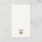 Cute Pastel  Honey Jar Diaper Raffle Baby Shower Begleitkarte (Rückseite)