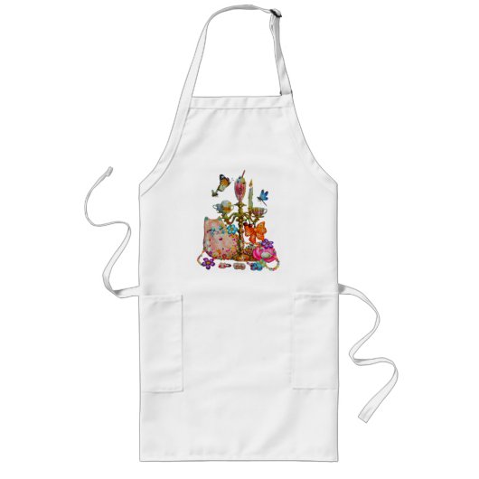 Cute Pastel Lange Schürze (Vorne)