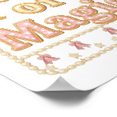 Cute Pastel Magic Saying for Kids Poster (Ecke)