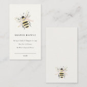 Cute Pastel Mum To Bee Diaper Raffle Baby Shower Begleitkarte (Vorne/Hinten)