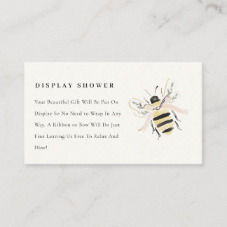 Cute Pastel Mum To Bee Display Shower Baby Shower Begleitkarte