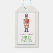 Cute Pastel Nutcracker Christmas  Ornament  Geschenkanhänger (Vorderseite)
