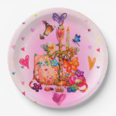 Cute Pastel Pappteller (Vorderseite)