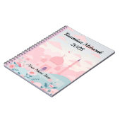 Cute Pastel Pink Ramadan Notizblock (Linke Seite)