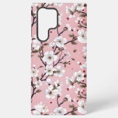 Cute Pastel Pink White Sakura Tree Branch Asian Samsung Galaxy Hülle (Rückseite)