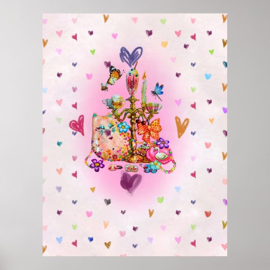 Cute Pastel Poster (Vorne)