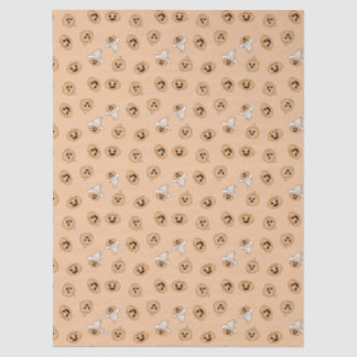 Cute Pastel Pumpkin Halloween Pattern Wrapping Pap Seidenpapier