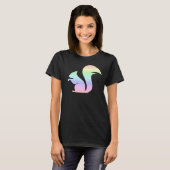 Cute Pastel Rainbow Squirrel T-Shirt (Vorne ganz)