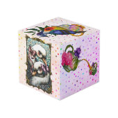 Cute Pastel Würfel (Rückseite Schrägansicht)