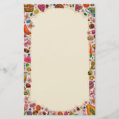 Cute Pastry Confections Sweets Briefpapier (Vorderseite)