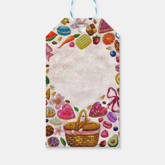 Cute Pastry Confections Sweets Geschenkanhänger (Vorderseite)