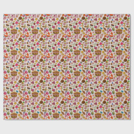 Cute Pastry Confections Sweets Geschenkpapier