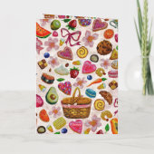 Cute Pastry Confections Sweets Karte (Rückseite)