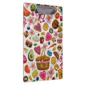 Cute Pastry Confections Sweets Klemmbrett (Rechts)