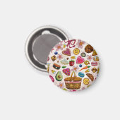 Cute Pastry Confections Sweets Magnet (Vorderseite/Rückseite)