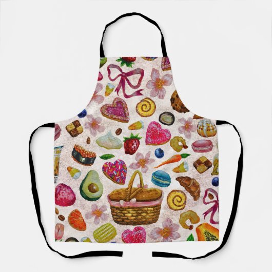Cute Pastry Confections Sweets Schürze (Vorderseite)