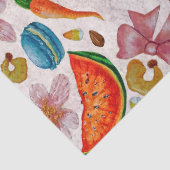 Cute Pastry Confections Sweets Seidenpapier (Detail)