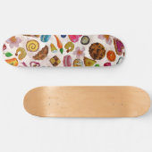 Cute Pastry Confections Sweets Skateboard (Horizontal)