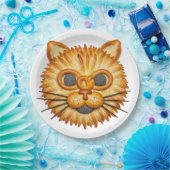 Cute Pastry Unicorn Head Food Art Illustration Pappteller (Party)