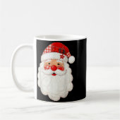 Cute Patchwork Santa Claus Christmas Xmas Men Wome Kaffeetasse (Links)