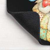 Cute Patchwork Santa Claus Christmas Xmas Men Wome Mousepad (Ecke)