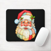 Cute Patchwork Santa Claus Christmas Xmas Men Wome Mousepad (Mit Mouse)
