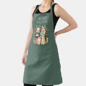 Cute Patriotics Childless Cats Ladies Vote Schürze (InSitu)