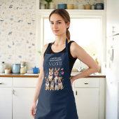 Cute Patriotics Childless Dogs Ladies Vote  Schürze