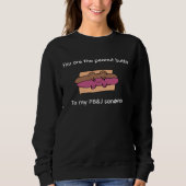 Cute Peanut butter couples Sweatshirt (Vorderseite)
