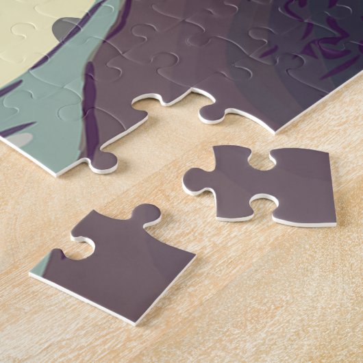 Cute Peeking Cat Design Puzzle (Seite)