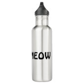 Cute Peeking Cat Design Water Bottle Edelstahlflasche (Rechts)