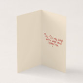 Cute Penguin Cupid Mini Valentine Cards for Kids (Innenseite)