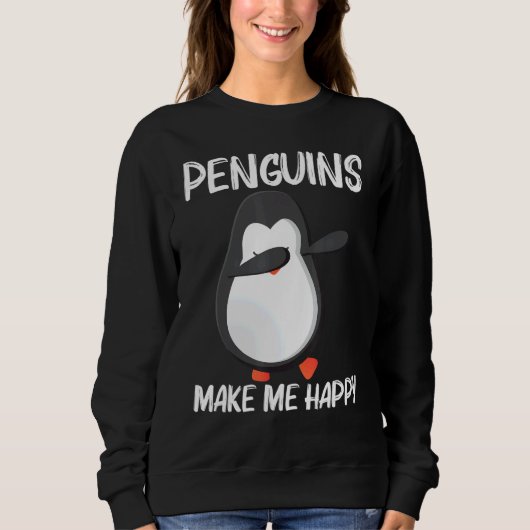 Cute Penguin For Men Women Antarctic Animal Sweatshirt (Vorderseite)