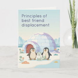 Cute Penguin Fur Baby | Dry Humour New Pet Karte