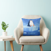 Cute Penguin Gift, Personalized Penguin Kissen (Stuhl )