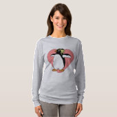 Cute Penguin Heart Women's T-Shirt (Vorne ganz)