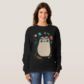 Cute Penguin  Kids Animal Bird School Student Peng Sweatshirt (Vorne ganz)