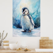 Cute Penguin Poster (Küche)