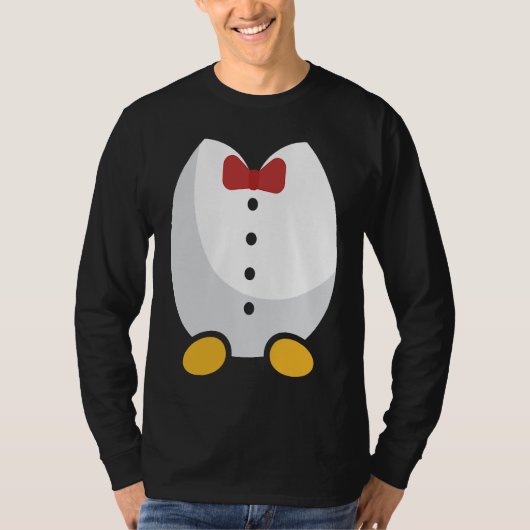 Cute Penguin Tuxedo Halloween Party Costume Idea T-Shirt (Vorderseite)