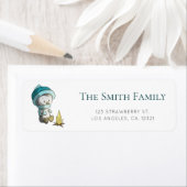 Cute Penguin Winter Return Address (Insitu)