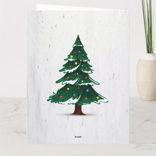 Cute Penguins Christmas card Karte (Rückseite)