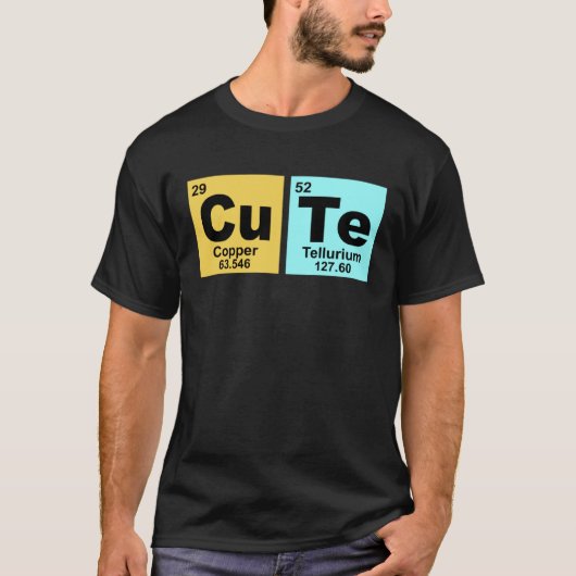 Cute Periodic Table for Chemistry Student T-Shirt (Vorderseite)
