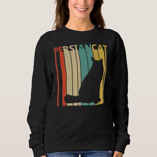 Cute Persian Cat Sweatshirt (Vorderseite)
