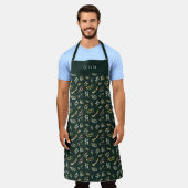 Cute Personalised Autumn And Fall Pattern Apron. Schürze (Getragen)