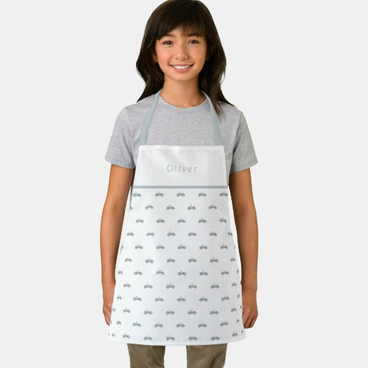 Cute Personalised Car Pattern Apron Schürze (Insitu)