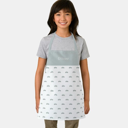 Cute Personalised Car Pattern Apron Schürze (Insitu)