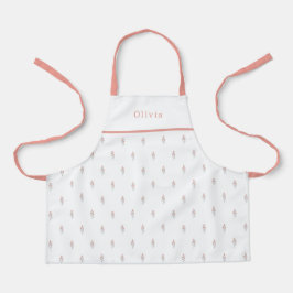 Cute Personalised Floral Botanical Pattern Apron Schürze