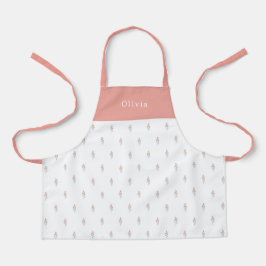 Cute Personalised Floral Botanical Pattern Apron Schürze