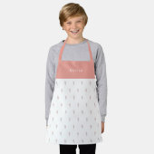Cute Personalised Floral Botanical Pattern Apron Schürze (Getragen)